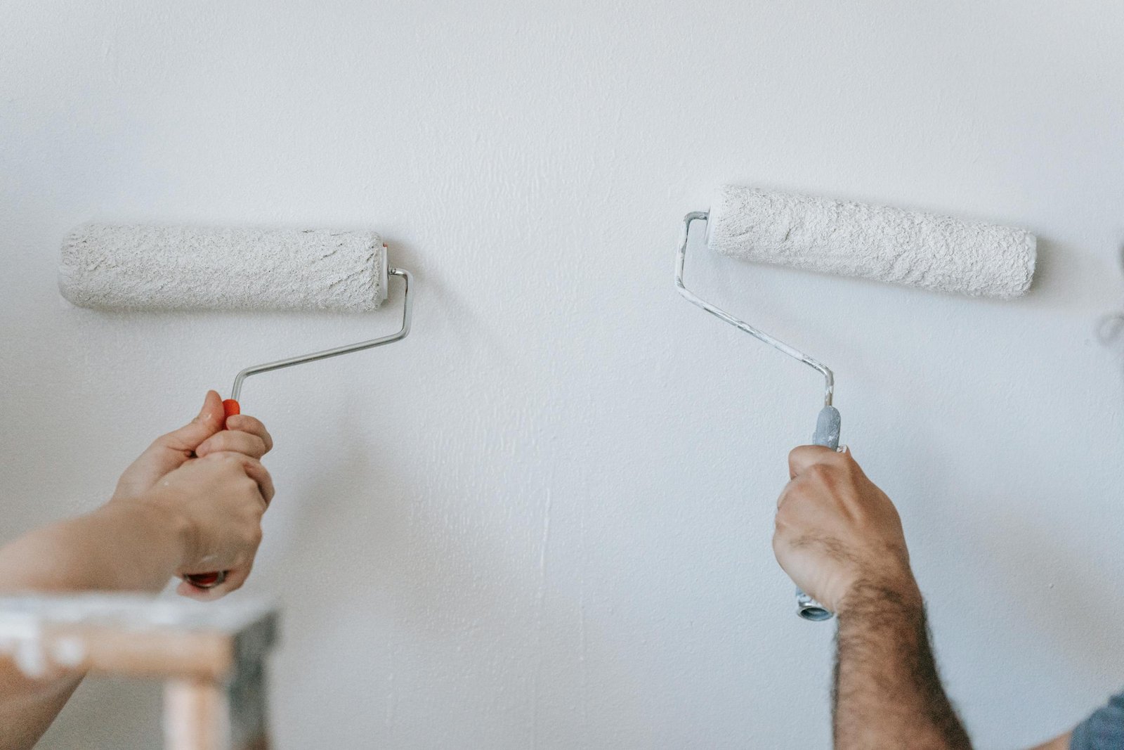 Peinture mur intérieur rouleau peinture maison