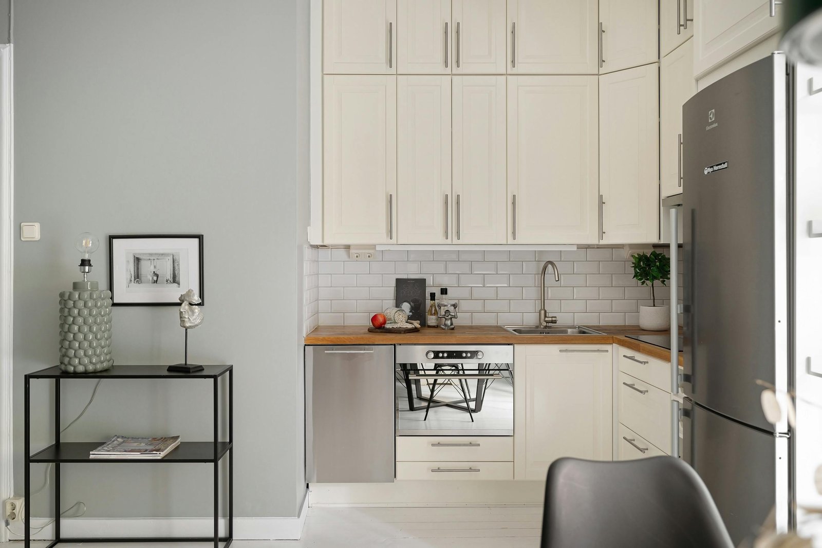 Jardin intérieur organiser une cuisine moderne